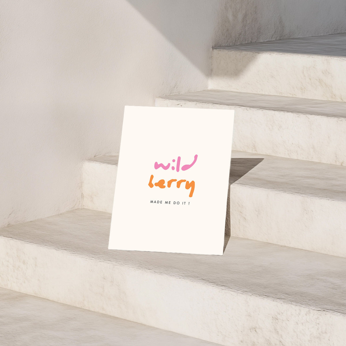 Postkarte - Wild berry