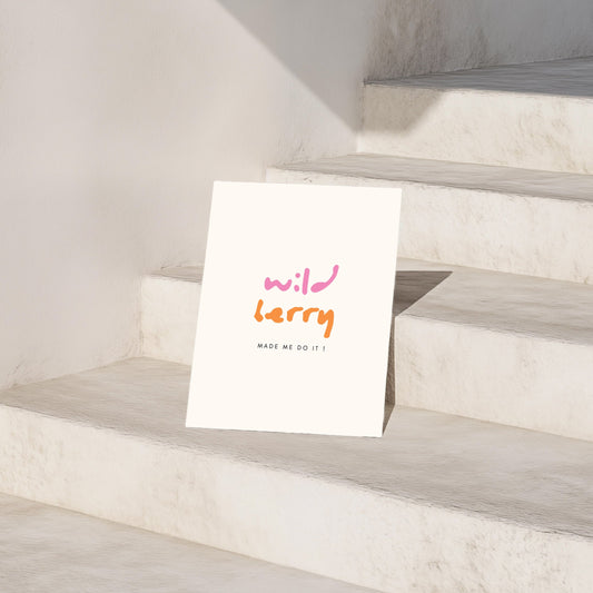 Postkarte - Wild berry