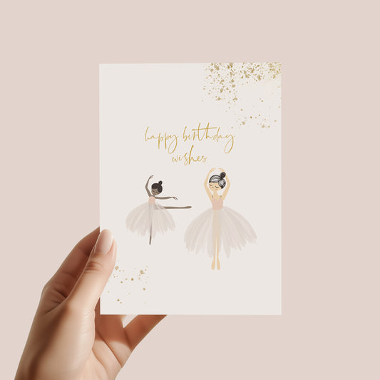Postkarte - Ballerina