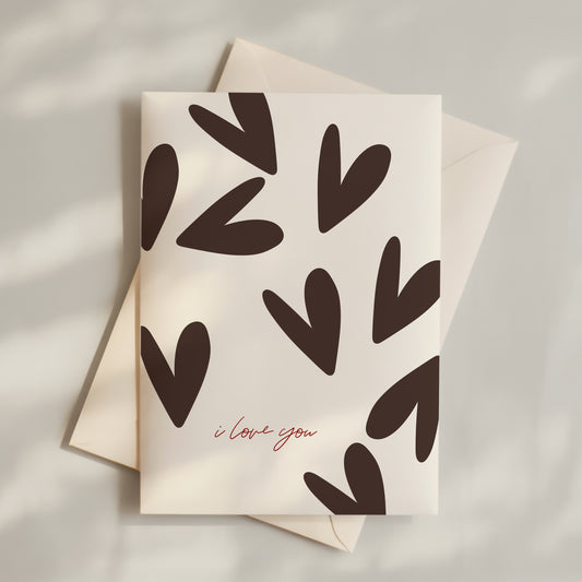 Postkarte - I love you