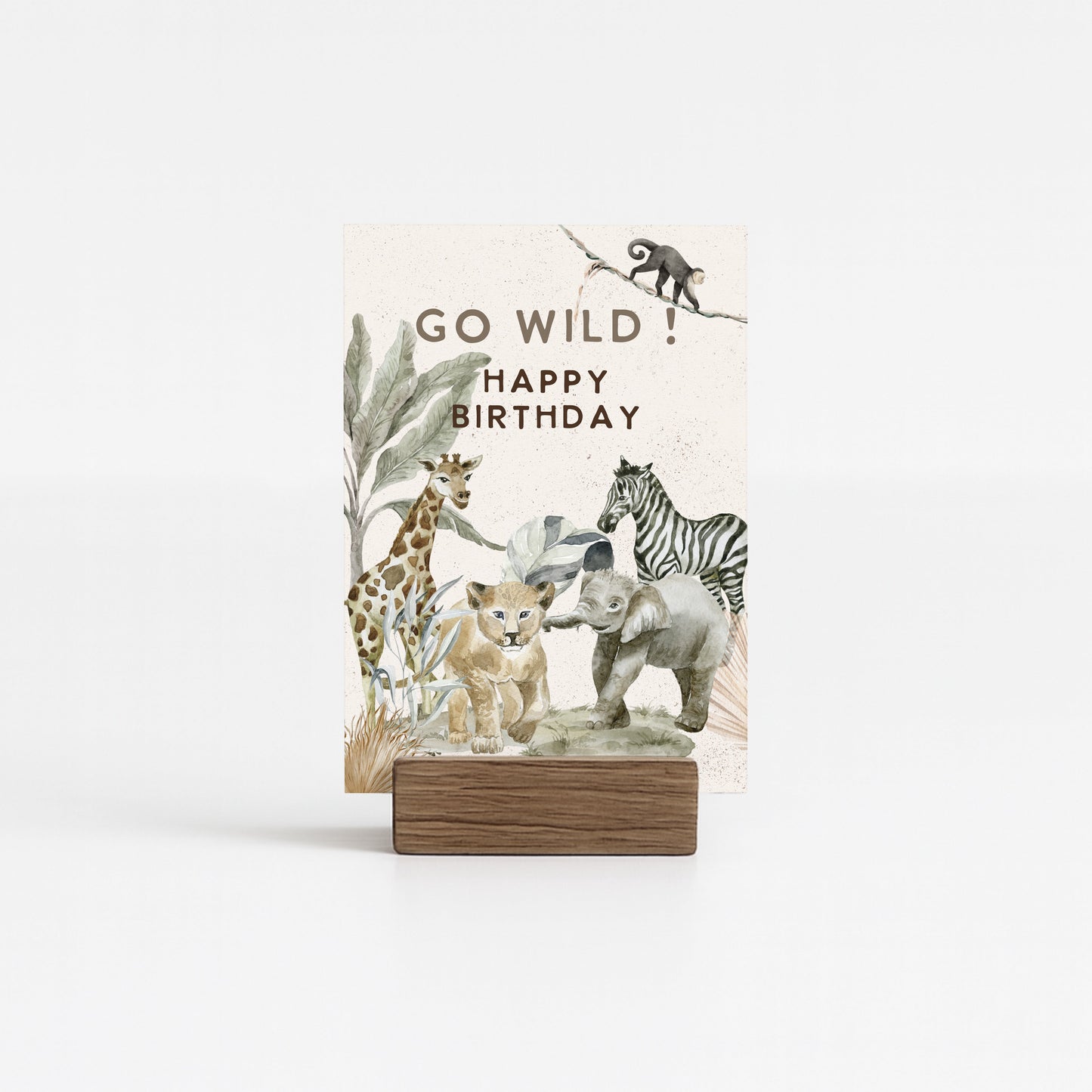 Postkarte - Safari