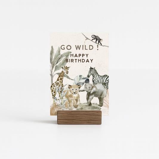 Postkarte - Safari