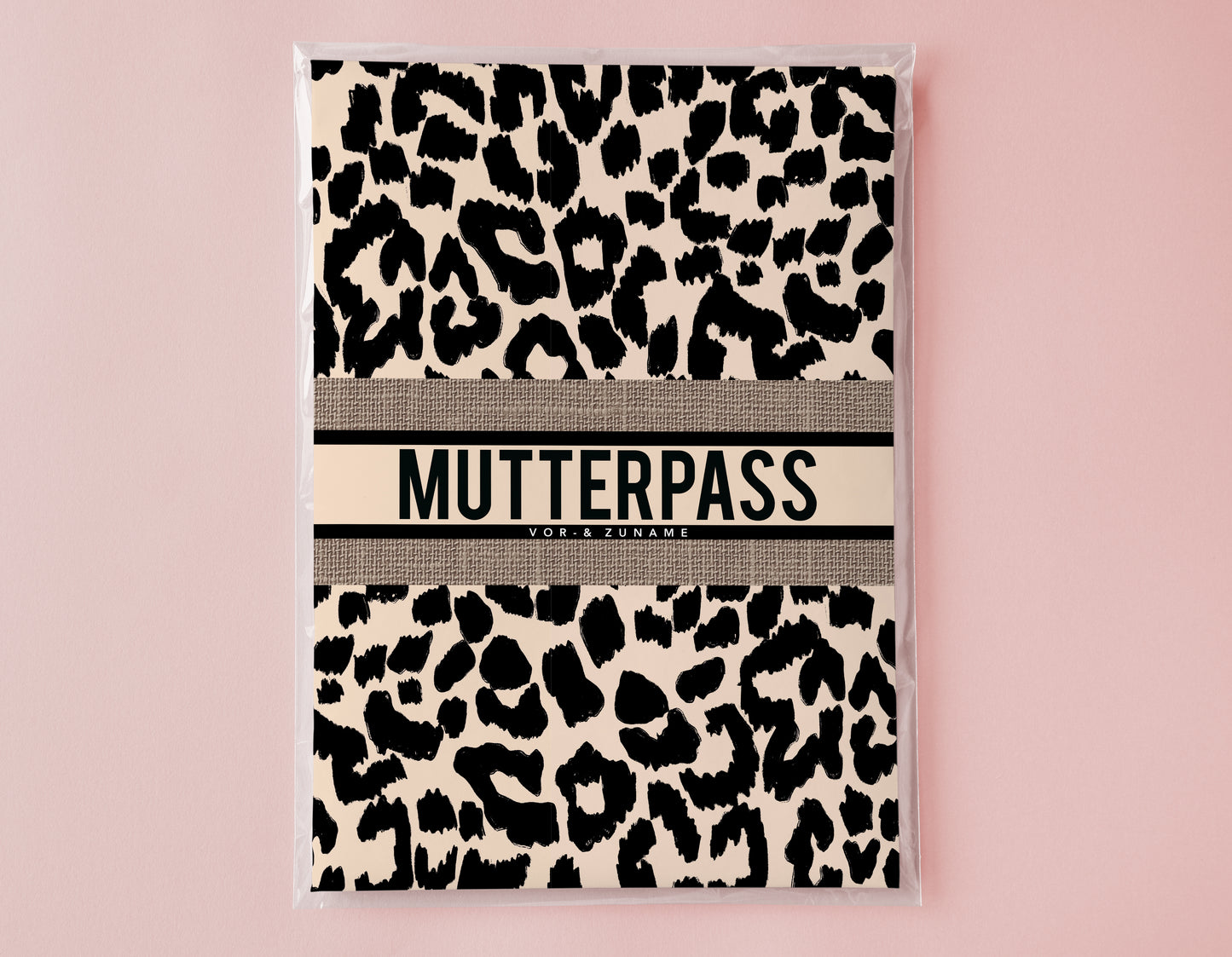 MUTTERPASSHÜLLE - Luxury Leo personalisiert