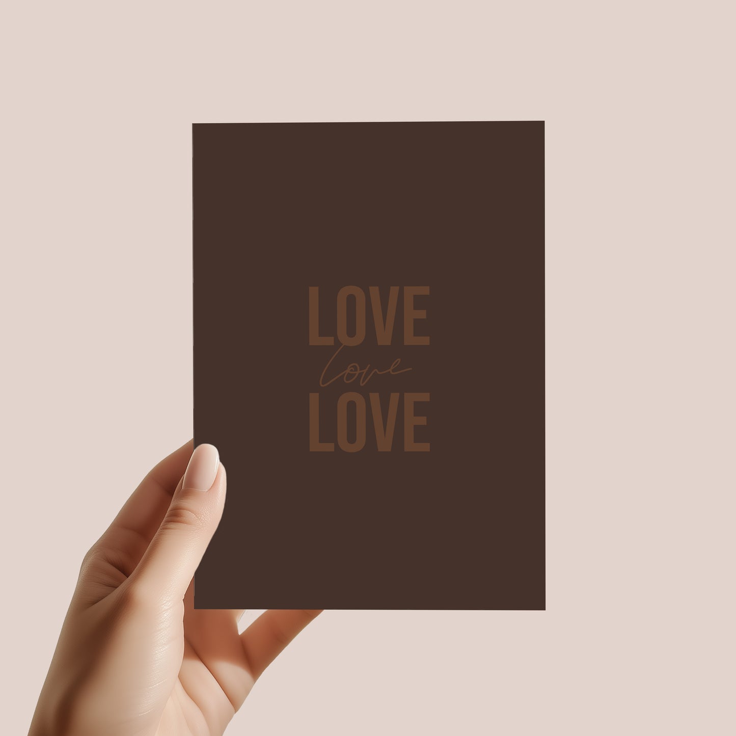 Postkarte - Love