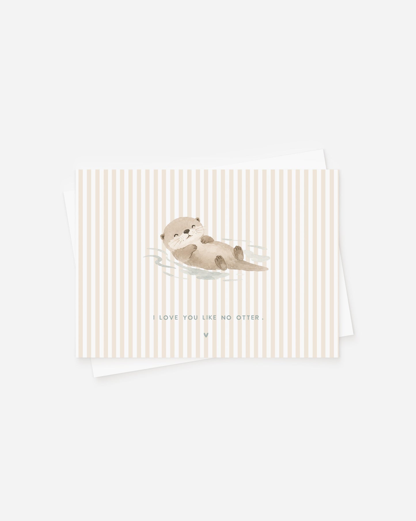 Postkarte - Otter
