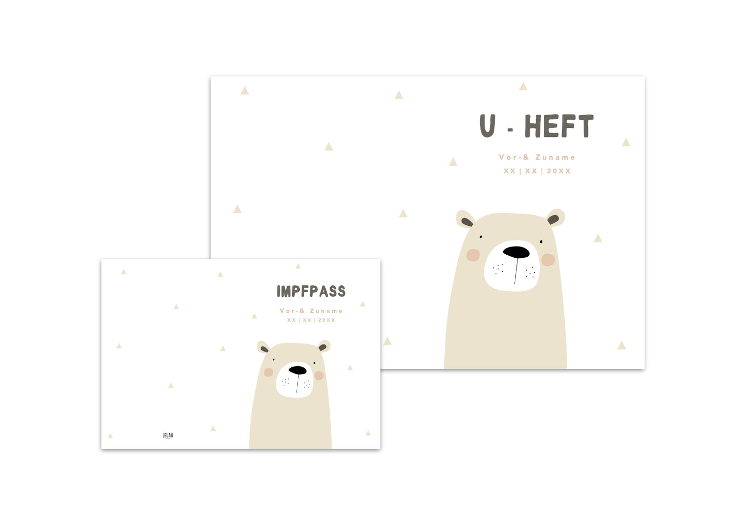 U-Heft & Impfpasshülle - Bär