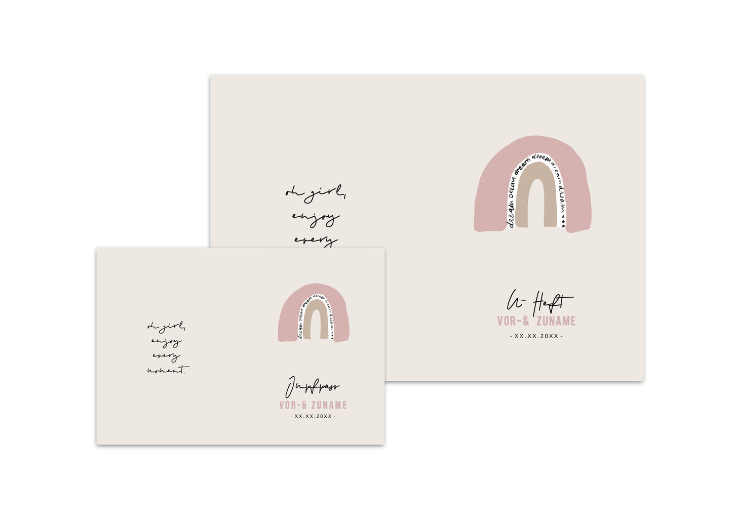 U-Heft & Impfpasshülle - Regenbogen / 3