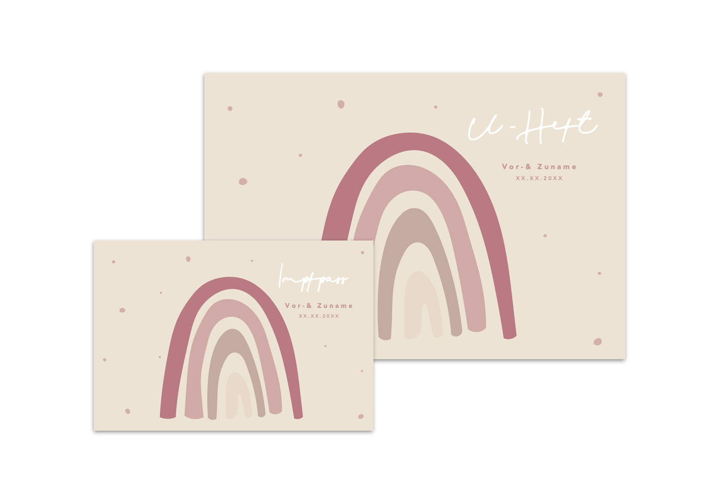 U-Heft & Impfpasshülle - Regenbogen / 2