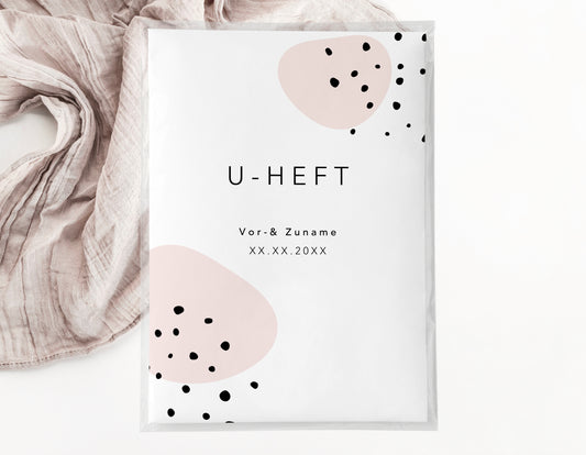U-Heft & Impfpasshülle - Minimalistisch rosa