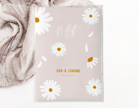 U-Heft & Impfpasshülle - Gänseblümchen