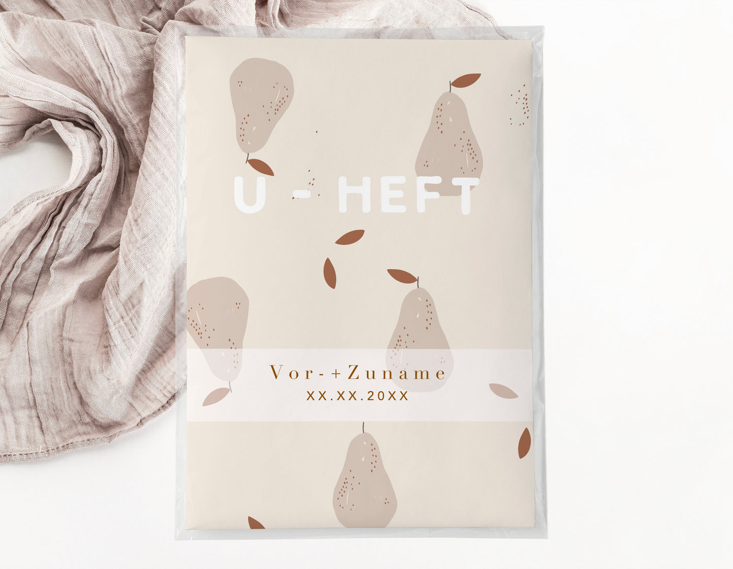U-Heft & Impfpasshülle - Birnen