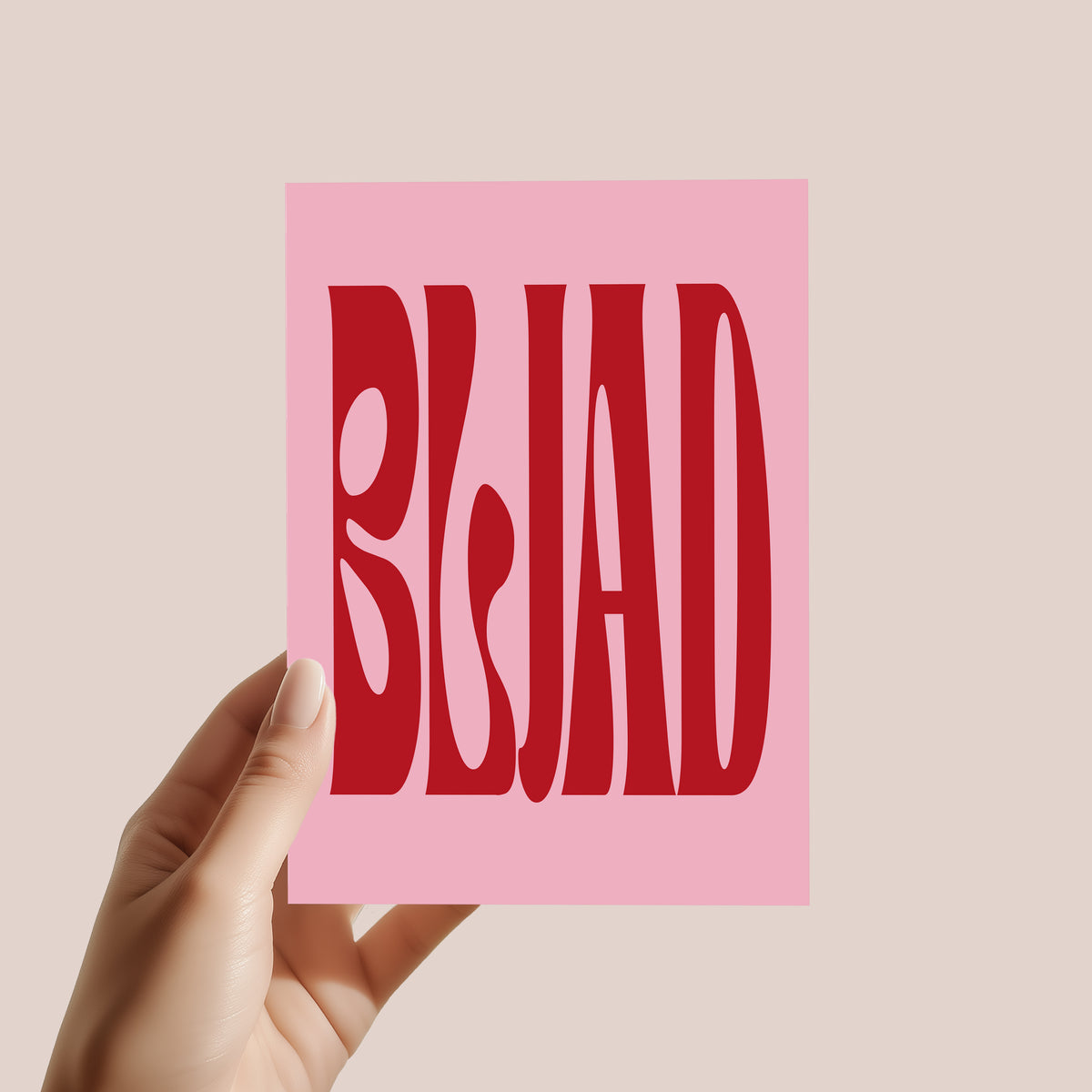 Postkarte - Bljad (russisch)