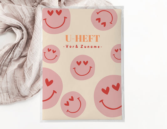 U-Heft & Impfpasshülle - Smileys Herzen