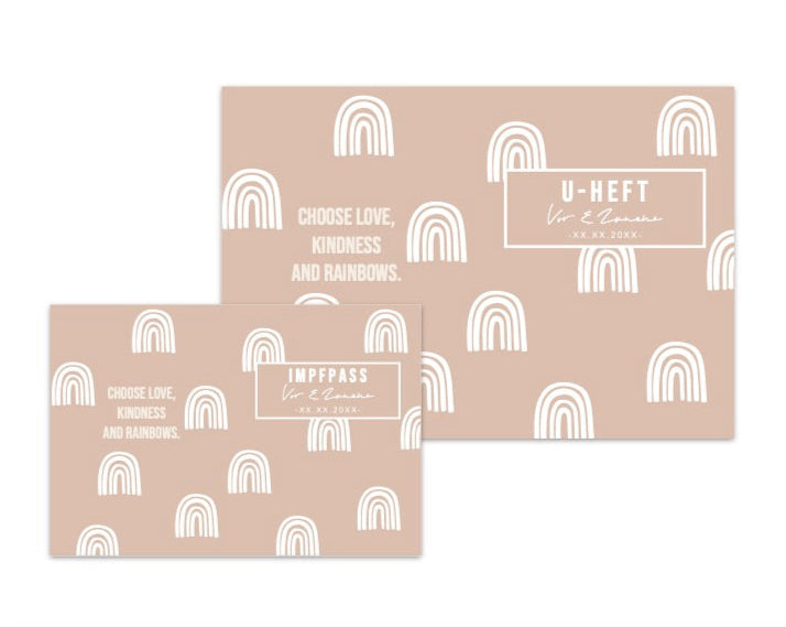 U-Heft & Impfpasshülle - Regenbogen / 4