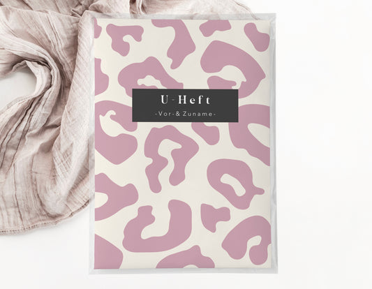 U-Heft & Impfpasshülle - Leo rosa