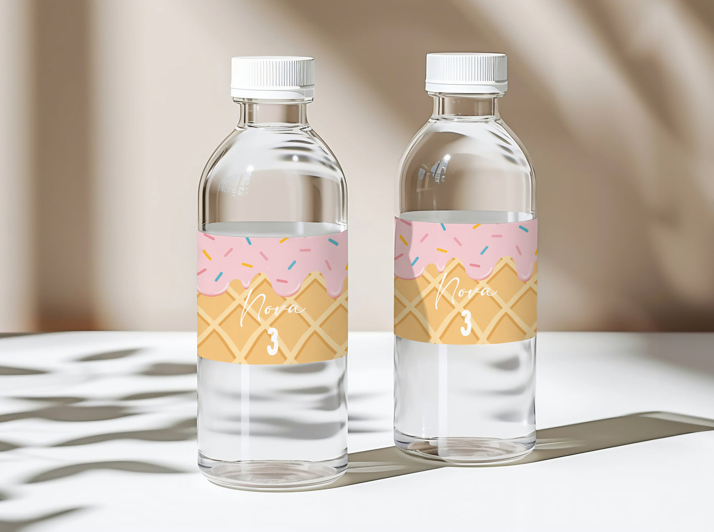 Flaschen Labels - Eis