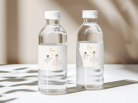Flaschen Labels - Ballerina